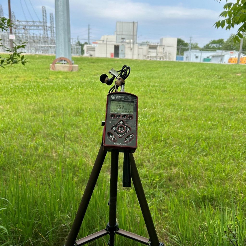 Environmental Photo Attachment #A - Noise Meter